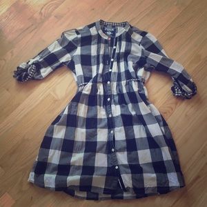 Plaid tunic